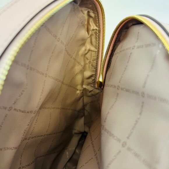 Michael Kors Jaycee Medium Ombré Signature Logo Backpack Powder Blush - Picture 8 of 9